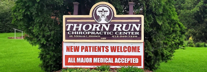 Chiropractic Moon Twp PA Office Sign